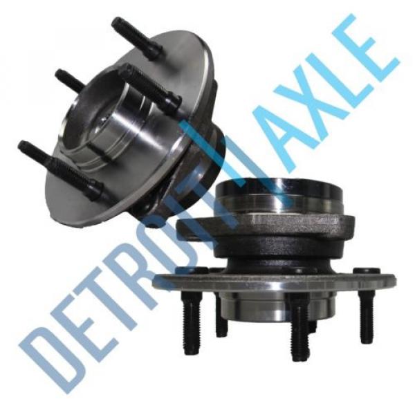 Both (2) New Complete Front Wheel Hub &amp; Bearing Assembly F-150 Trucks 4x4 NO ABS #1 image