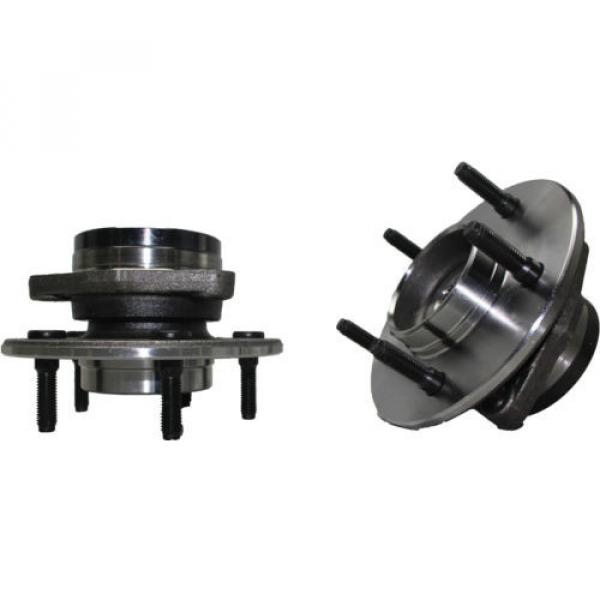 Both (2) New Complete Front Wheel Hub &amp; Bearing Assembly F-150 Trucks 4x4 NO ABS #4 image