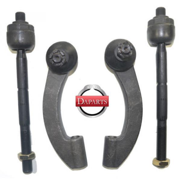 2 Inner 2 Outer Steering Tie Rod End Front Fits 2006 Dodge Stratus Chrysler New #2 image