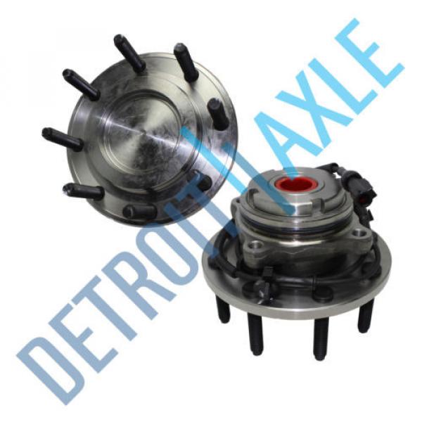 Pair (2) NEW Front Wheel Hub And Bearing Assembly ABS F-350 F-450 Super Duty 2WD #1 image