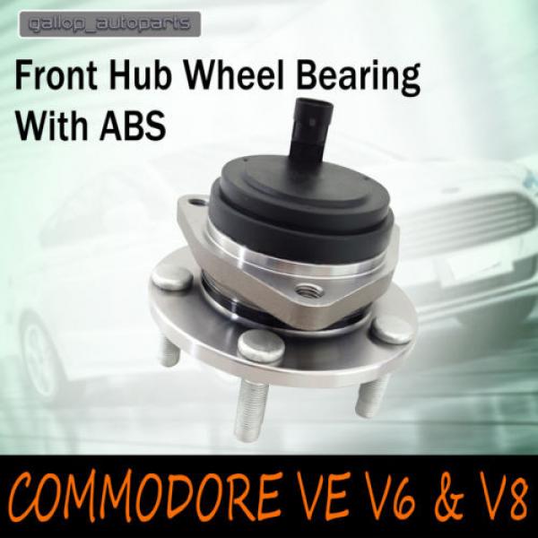 HEAVY DUTY HOLDEN VE COMMODORE FRONT WHEEL BEARING HUB ASSEMBLY WITH ABS 06-13 #1 image