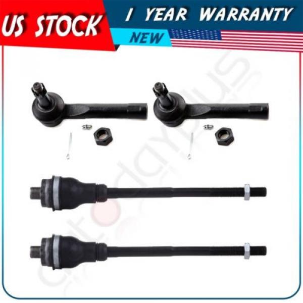 Suspension Kit 2 Inner 2 Outer Tie Rods Ends for Chevrolet Silverado 1500 4WD #1 image