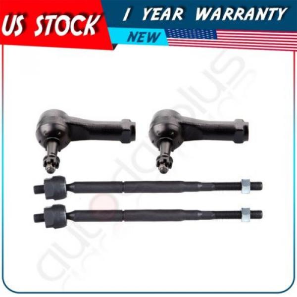 For Saturn Ion 03-07 Suspension Steering Inner &amp; Outer Tie Rod Ends Parts #1 image