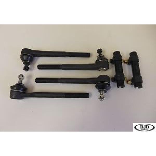 2 Inner 2 Outer Tie Rod Ends 2 Adjusting Sleeves Suspension Steering #1 image