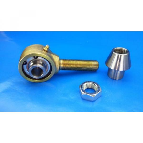 RH 3/4&#034;-16 x 1/2&#034; Bore, Chromoly Rod End, Heim Joints (Bung 1-1/4 x .095)  Flex #1 image