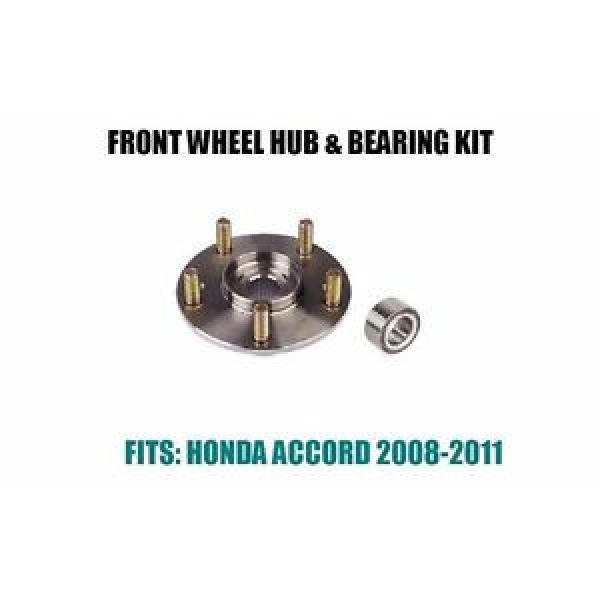 Fits: 2008-2011 HONDA ACCORD Front Wheel Hub &amp; Bearing Assembly #1 image