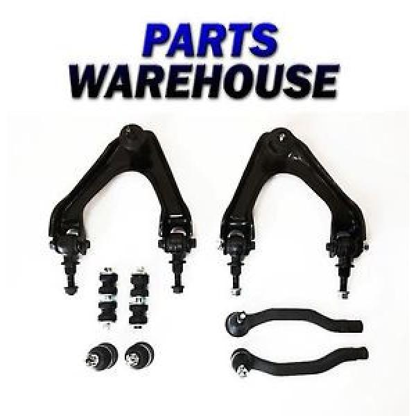 8 Pcs Front Suspension Kit Upper Control Arms, Lower Ball Joints, Tie Rod End... #1 image