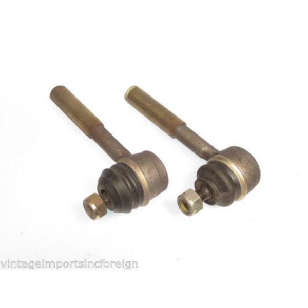 Fiat 124 Sedan Wagon Coupe &amp; Spider New QH Brand Inner Tie Rod Ends (QTY 2) #1 image