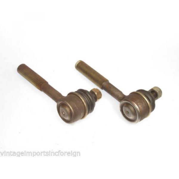 Fiat 124 Sedan Wagon Coupe &amp; Spider New QH Brand Inner Tie Rod Ends (QTY 2) #2 image