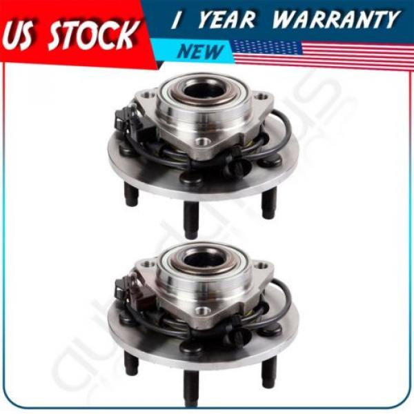 Set Of 2 Front Left Or Right Wheel Hub Bearing Assembly For Dodge Ram 1500 W/ABS #1 image