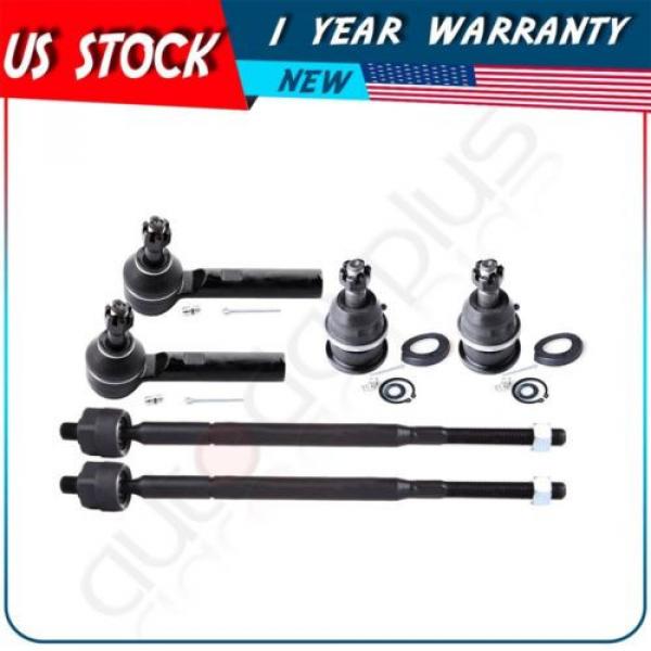 6x Front Lower Ball Joint Tie Rod End Suspension For 2004-06 Chrysler Pacifica #1 image