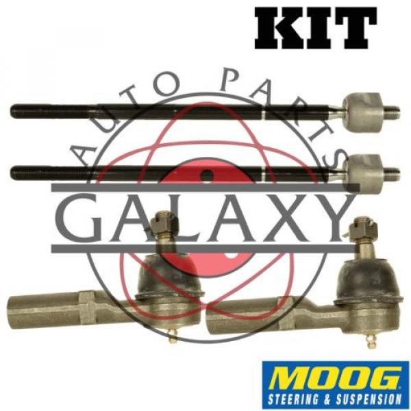 Moog Replacement New Inner &amp; Outer Tie Rod End Pair For Dodge Dakota Durango #1 image