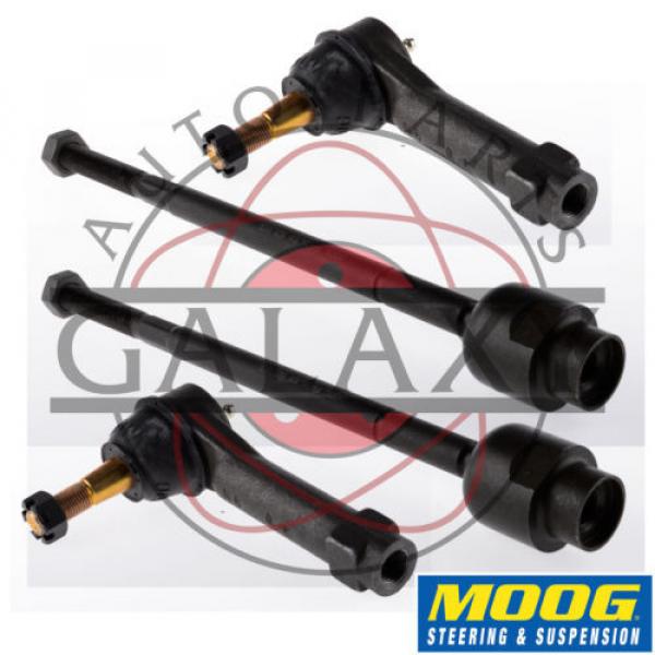 Moog New Inner &amp; Outer Tie Rod End PairS For Grand Prix Impala Monte Carlo SS #1 image