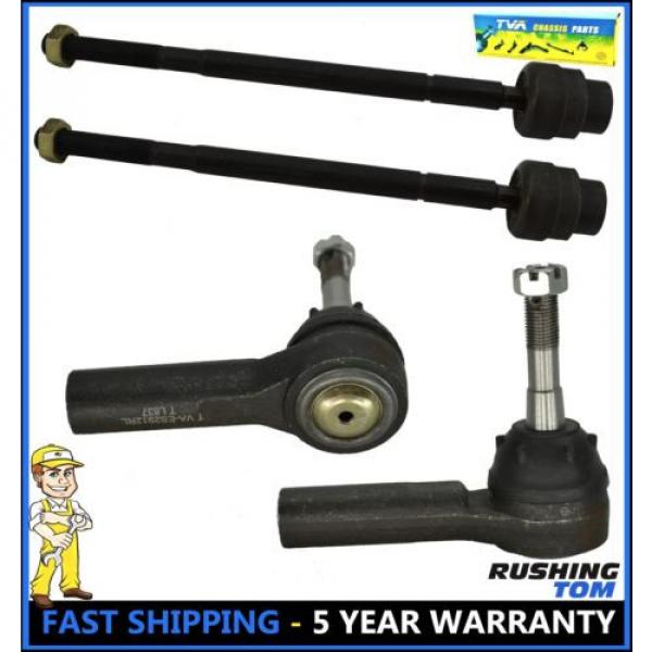 Chevy Montecarlo Lumina 4 Pc Kit Front Inner &amp; Outer Tie Rod End Left &amp; Right #1 image