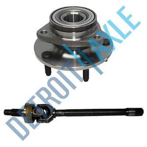 New Right Dodge Ram 1500 1994-1999 U JOINT Axle + Wheel Hub Bearing Assembly 4X4 #1 image