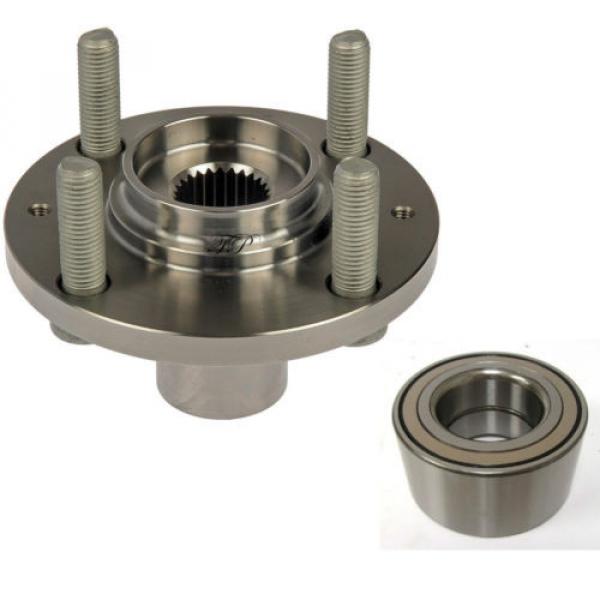 1992-2000 Honda Civic Ex Coupe Front Wheel Hub &amp; Bearing Kit Assembly #2 image