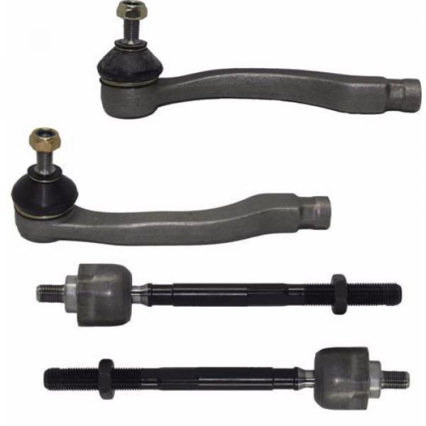 8 Pcs Kit Inner &amp; Outer Tie Rods Lower Ball Joints Sway Bar for 97-01 Honda CR-V #3 image