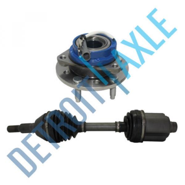 Front Driver Side CV Axle Drive Shaft + NEW Wheel Hub and Bearing Assembly #1 image