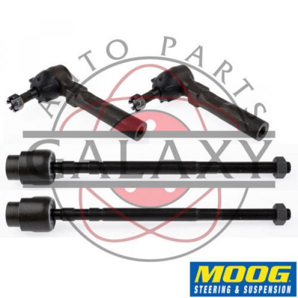 Moog Replacement New Inner &amp; Outer Tie Rod Ends For Sunfire Cavalier 95-05 #1 image