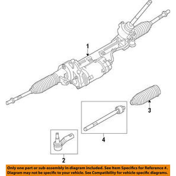 LAND ROVER OEM 12-15 Range Rover Evoque Steering Gear-Inner Tie Rod End LR026271 #1 image