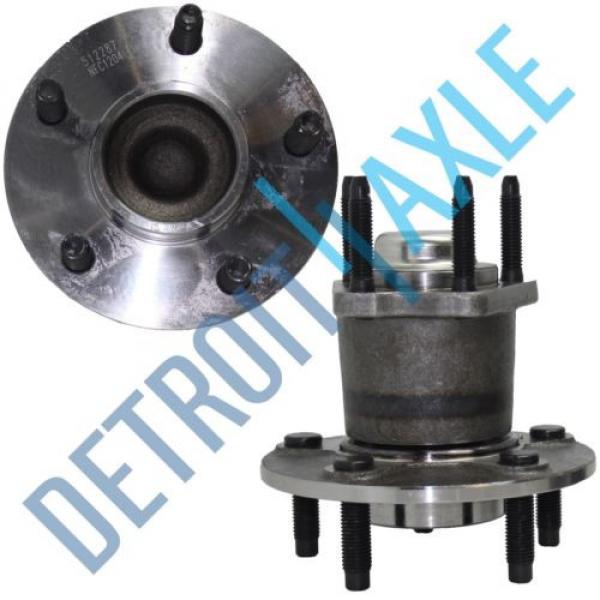 Pair: 2 New REAR Chevrolet Pontiac Wheel Hub and Bearing Assembly NO ABS #1 image