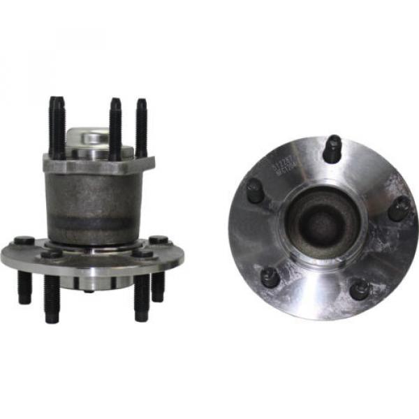 Pair: 2 New REAR Chevrolet Pontiac Wheel Hub and Bearing Assembly NO ABS #4 image