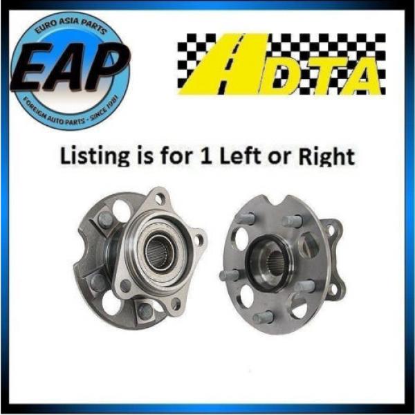 For RX330 RX350 RX400H Highlander AWD 4cyl V6 DTA Rear Wheel Hub Bearing NEW #2 image