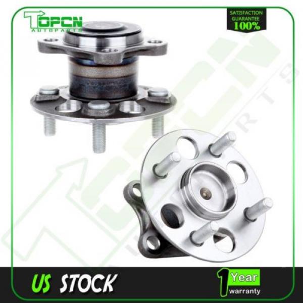 Pair (2) New REAR Fits Toyota Yaris 06 07 Wheel Hub and Bearing Assembly 4 Lug #1 image