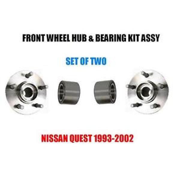 Front Wheel Hub And Bearing Kit Assembly For Nissan Quest 1993-2002  SET IF TWO #1 image