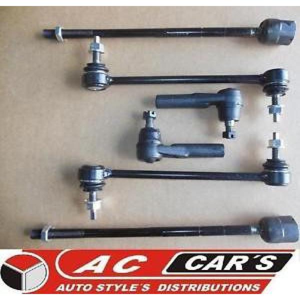 Aftermarket suspension steering kit Inner Outer tie rod end sway bar links New #1 image