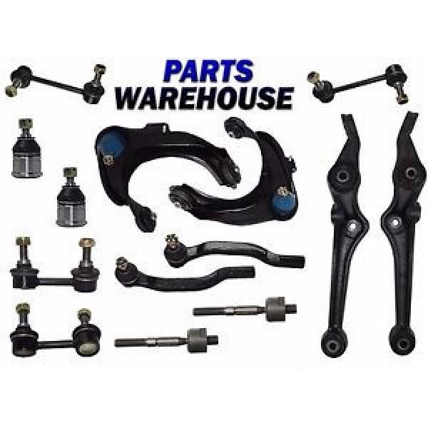 14 Pc Kit Front Upper &amp; Lower Control Arm Ball Joints Inner Outer Tie Rod End... #1 image