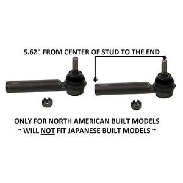 2 Front Outer Tie Rod Ends for 2009-2013 TOYOTA MATRIX 09-13 NORTH AMERICAN #1 image