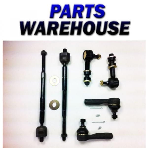 Kit 6 Tie Rod Ends Inner &amp; Outer Sway Bar Links 1998/01 1 Year Warranty #1 image