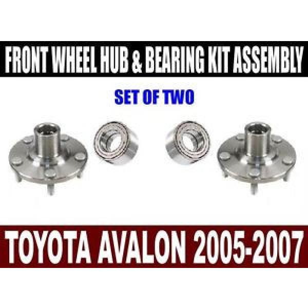 Toyota Avalon Front Wheel Hub and Bearing Kit Assembly 2005-2007  SET OF TWO #1 image