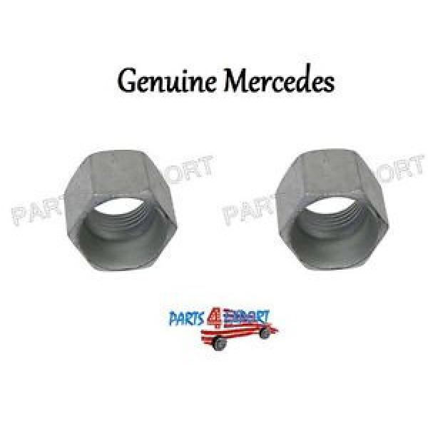 NEW Mercedes w163 Inner to Outer Tie Rod End Nut (x2) GENUINE #1 image