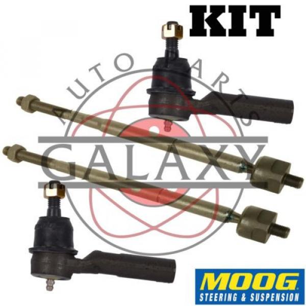 Moog Replacement New Inner &amp; Outer Tie Rod End Pairs For Saturn Ion 03-04 #1 image