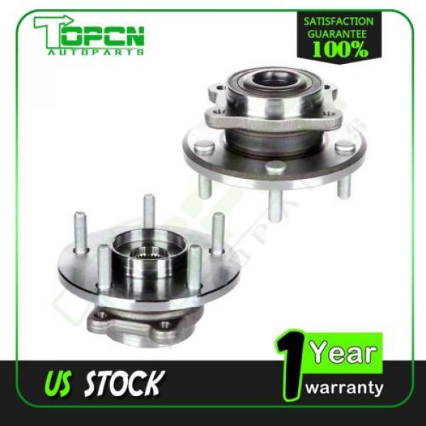 Set Of 2 Front Wheel Hub Bearing Assembly New For 09-15 Dodge Journey ProMaster #1 image