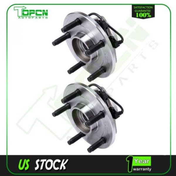 2 Pcs Front Wheel Hub Bearing Assembly New For Dodge Ram 1500 5 Lug 4 Wheel ABS #1 image