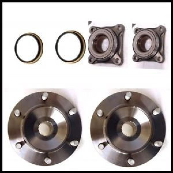 2 FRONT WHEEL HUB &amp; 2BEARING 2 SEAL FOR TOYOTA TACOMA 4WD (05-14) NEW QUICK SHIP #1 image