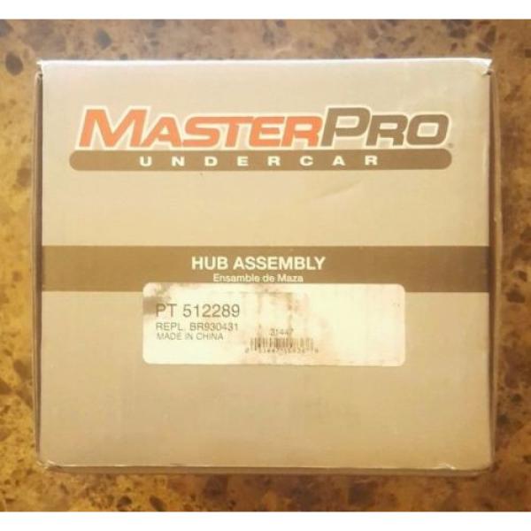 MasterPro PT512289 Wheel Bearing and Hub Assembly #1 image