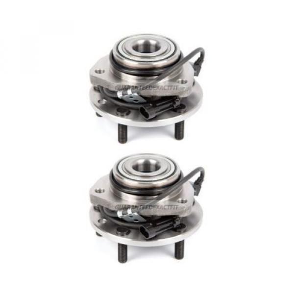 Pair New Front Left &amp; Right Wheel Hub Bearing Assembly Fits Chevy S10 Blazer 4X4 #1 image