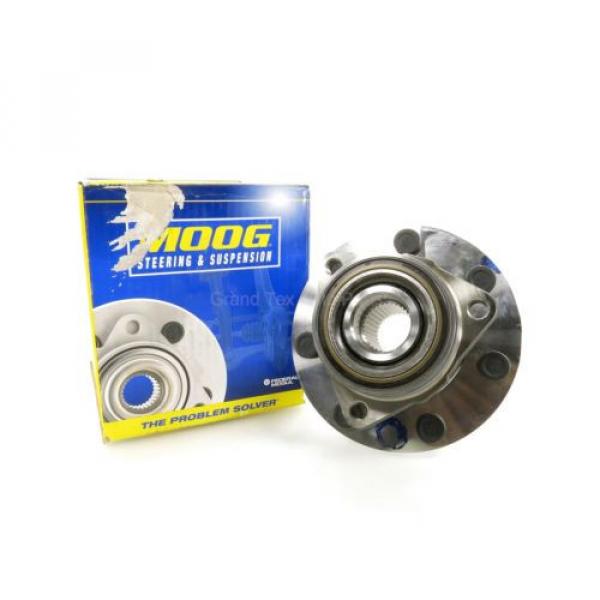 NEW Moog Wheel Bearing &amp; Hub Assembly Front 515022 Ford F-150 7 Lug 4WD 1997-01 #1 image