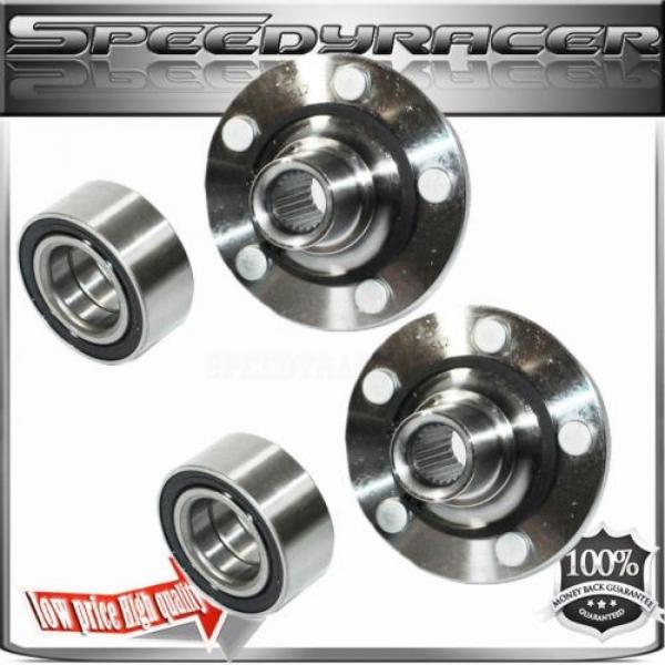 2 PCS 95-99 Dodge Neon Front Wheel Bearing and Hub Assembly AXLE BEARING-5 STUD #1 image