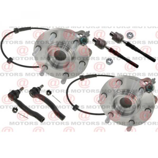 For Nissan Xterra 2005-2015 Inner Outer Tie Rods Wheel Bearing and Hub Assembly #1 image