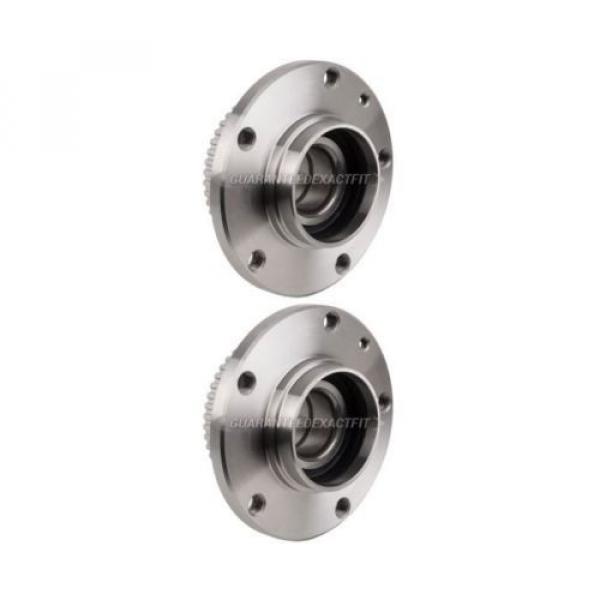 Pair New Front Left &amp; Right Wheel Hub Bearing Assembly For BMW 5 7 &amp; 8 Series #1 image