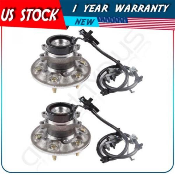 Pair Of 2 Front New Wheel Hub Bearing Assembly For Colorado Canyon W/ABS 2WD #1 image