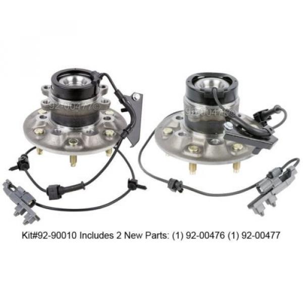 Pair New Front Left &amp; Right Wheel Hub Bearing Assembly Fits Chevy &amp; GMC Z71 2WD #1 image