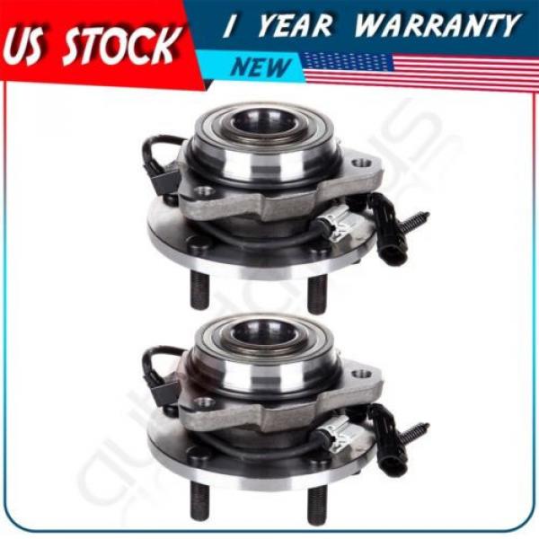 2 X New Front Wheel Hub And Bearing Assembly Fits Chevrolet Blazer GMC Jimmy 2WD #1 image