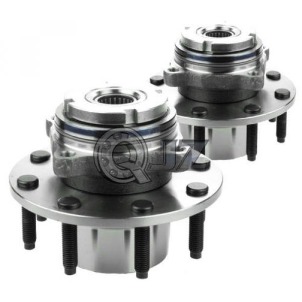 2x 1999 Ford F250 F350 Front Wheel Hub 10mm Flange 4WD Bearing Assembly 515076 #1 image