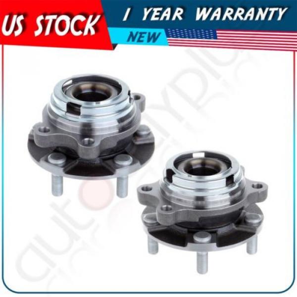 Pair 2 For 2004-2009 Nissan Quest Front Wheel Hub Bearing Assembly 513310 #1 image